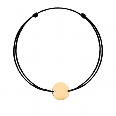 Bratari cu Banut Aur 14K - Brățară din aur 14k cu șnur și bănuț personalizabil – eleganță și stil unic