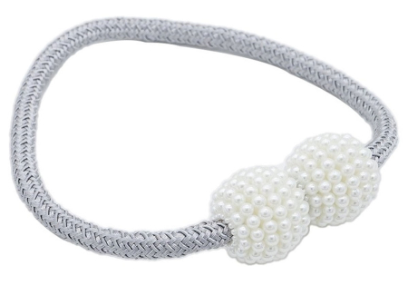 Bratara magnetica de prindere perdele draperii model PEARLS cu magnet puternic – IoArtify.ro [1]