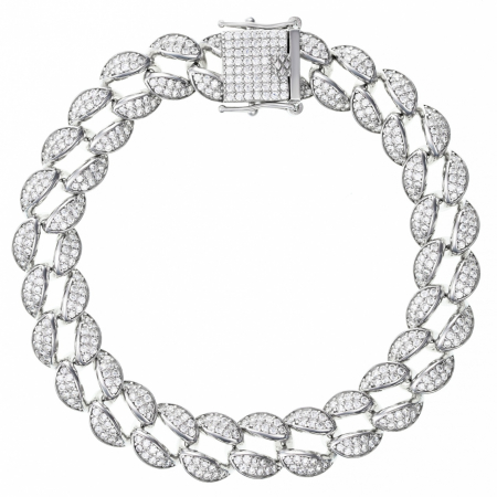 Brățări din Argint - Brățară Majestic Crystal din Argint 925 – Eleganță, Strălucire și Rafinament pentru Orice Ocazie