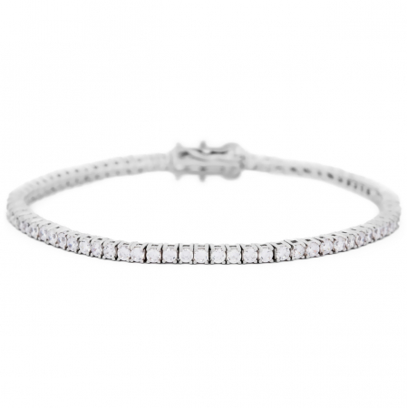Brățări din Argint - Brățară Silver Serenity Tennis din Argint 925 – Eleganță, Rafinament și Durabilitate