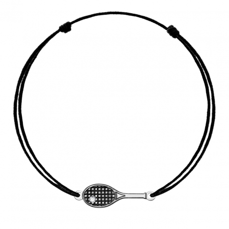 Brățări din Argint - Brățară Tennis din Argint 925 cu Șnur și Pandantiv Personalizabil, Perfectă pentru Orice Ocazie