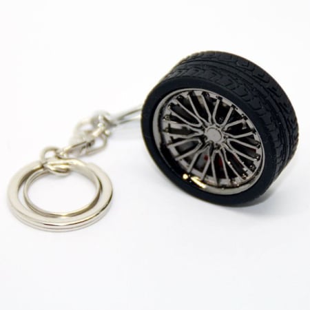 Breloc Metalic Auto Tuning, Jant și Disc de Frână – Design Autentic și Durabilitate Înaltă [1]