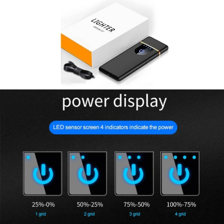 Bricheta Electrica Antivant in Cutie Incarcare USB cu Senzor Digital Indicator LED si Suport din Silicon Cauciucat Antiderapant si Lipicios 78.528.59.5 mm Negru – IoArtify.ro [4]