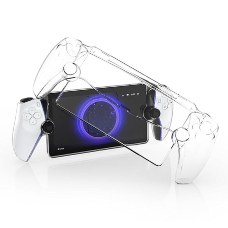 Alte Accesorii - Protecție elegantă pentru Sony PlayStation Portal – Policarbonat, Anti-Zgarieturi & Anti-Shock, Transparentă
