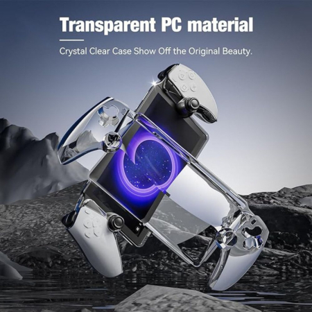 Protecție elegantă pentru Sony PlayStation Portal – Policarbonat, Anti-Zgarieturi & Anti-Shock, Transparentă [4]