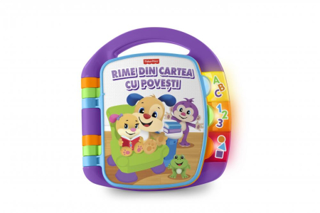 Jucarii pentru bebelusi - Fisher Price Cartea de Povesti in Limba Romana cu sunete interactive - IoArtify.ro
