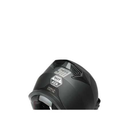 Casca motocross integrala negru mat cu viziera transparenta si ochelari de soare marimea XL model LION cu sistem de ventilatie avansat – IoArtify.ro [7]