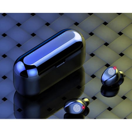 Căști TWS Fără Fir cu Stație de Încărcare, Bluetooth 5.1, Design Confortabil, Rază 10m, Ușor și Compact [5]