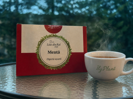 Mentă - Ceai de menta 100% natural IlyPlant, 10 plicuri/cutie