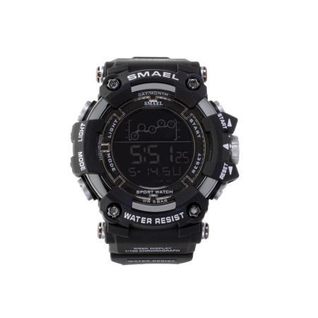 Ceas Militar pentru Bărbați, Impermeabil, LED, Design Sportiv, Durabil și Rezistent la Apă, Culoare Negru [5]