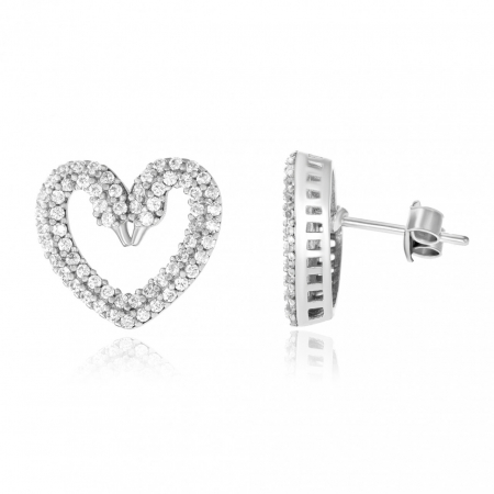 Cercei din Argint - Cercei Affection din argint 925 – Eleganță și rafinament pentru orice ocazie specială