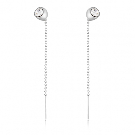 Bijuterii aur, argint, diamante, inox - Cercei Glaze din argint 925