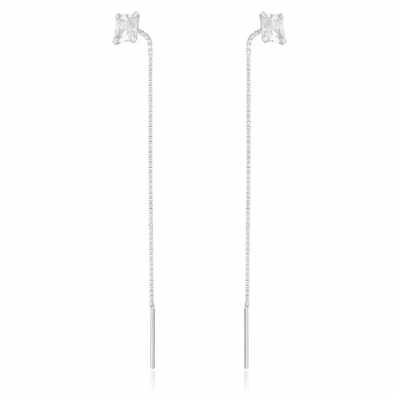 Cercei din Argint - Cercei Glimmer din Argint 925 – Eleganță, Rafinament și Strălucire de Durată