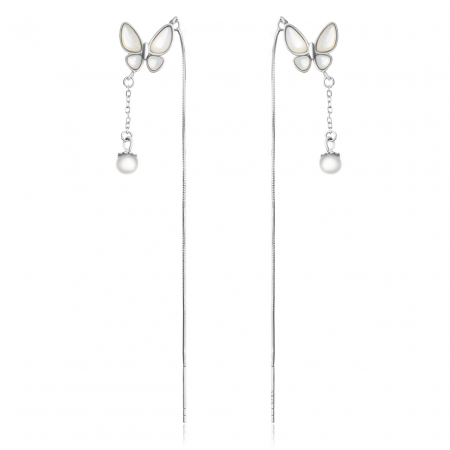 Bijuterii aur, argint, diamante, inox - Cercei StarShine din Argint 925 – Eleganță Atemporală și Strălucire Durabilă