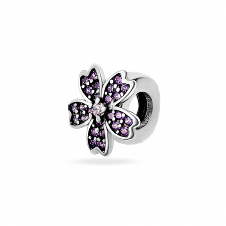 Charmuri din Argint - Charm din Argint 925 Flower Ring 2.03g