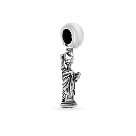 Charmuri din Argint - Charm din Argint 925 Liberty New York – Bijuterie Elegantă și Plină de Semnificație