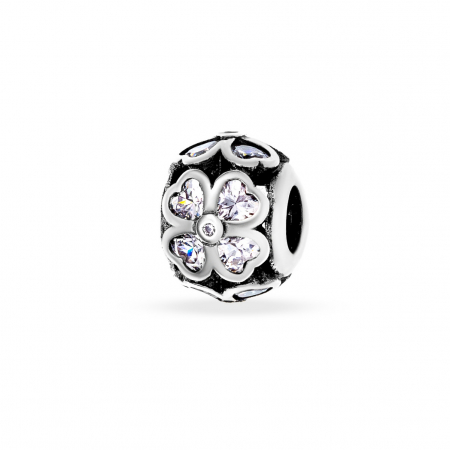 Charmuri din Argint - Charm din Argint 925 Lucky Crystal Premium – Eleganță, Noroc și Strălucire pentru Colecția Ta