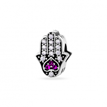 Charmuri din Argint - Charm din Argint 925 Mana Fatimei – Bijuterie de Protecție și Eleganță