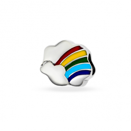 Charmuri din Argint - Charm din Argint 925 Rainbow Classic 2.53g – Eleganță și Culoare pentru Brățara Ta