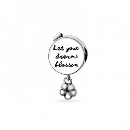 Charm din Argint 925 Rainbow Flowers – Eleganță, Culoare și Mesaj Inspirator pentru Brățări de Bijuterii [1]