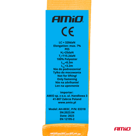Chinga de asigurare marfa cu retractare automata 640kg 25mm x 3,5m model S-TYPE AVX-AM03318 – IoArtify.ro [5]