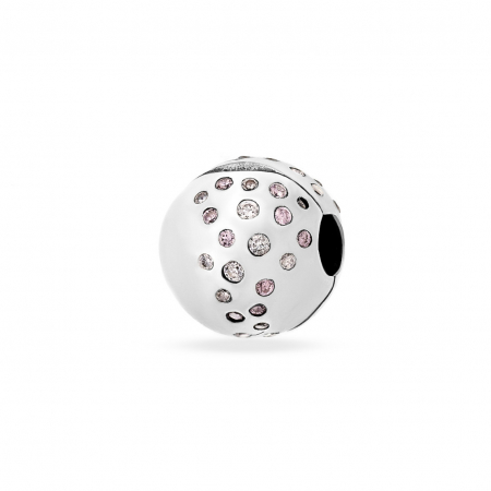 Charmuri din Argint - Clips din Argint 925 Stardust Crystal – Eleganță, Rafinament și Strălucire pentru Brățări Unice
