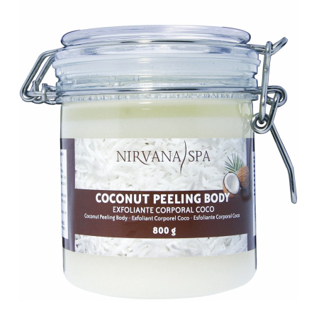 Peeling-uri corporale - Coconut Peeling Body exfoliant 800 gr pentru o piele catifelata - IoArtify.ro