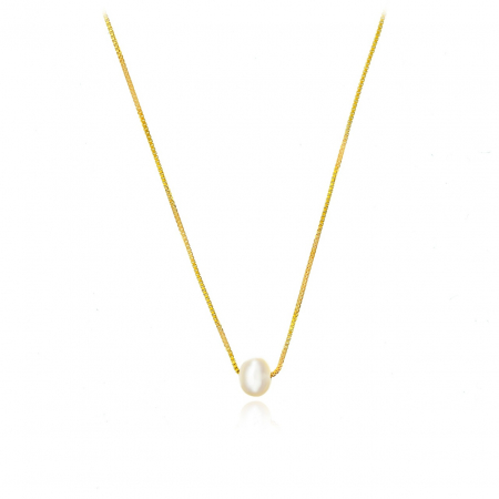 Colier Simply Pearl din Argint 925 cu Perlă Naturală – Eleganță și Versatilitate pentru Orice Ocazie [1]
