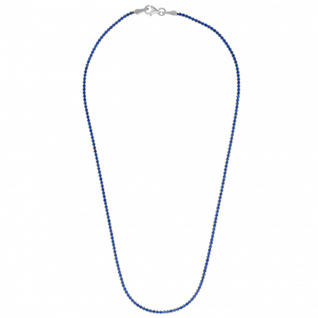 Colier Tennis din Argint 925 Deep Ocean - Eleganță Clasică și Rafinament Modern [2]