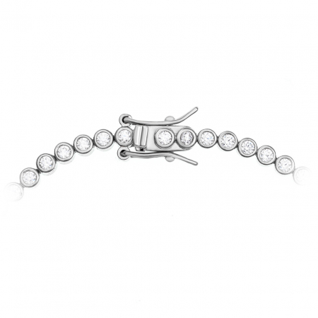 Colier Tennis White Glow din Argint 925 – Eleganță Clasică și Versatilitate pentru Orice Ocazie [1]