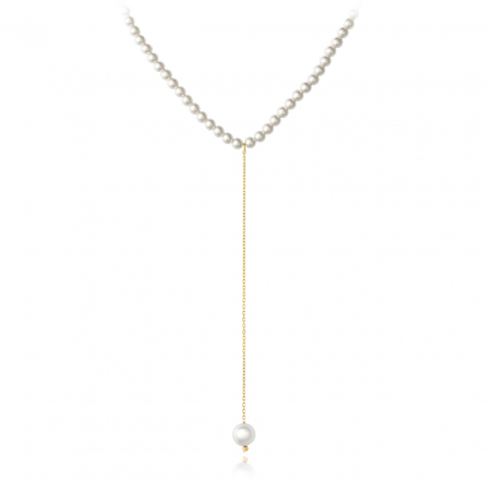 Coliere din AUR 14K - Colier Choker cu Perle Mallorca și Elemente din Aur 14K – Eleganță și Rafinament pentru Orice Ocazie