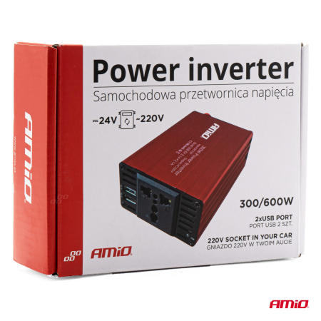Convertor de tensiune 24V 230V 300W cu 2 porturi USB 5V – IoArtify.ro [7]