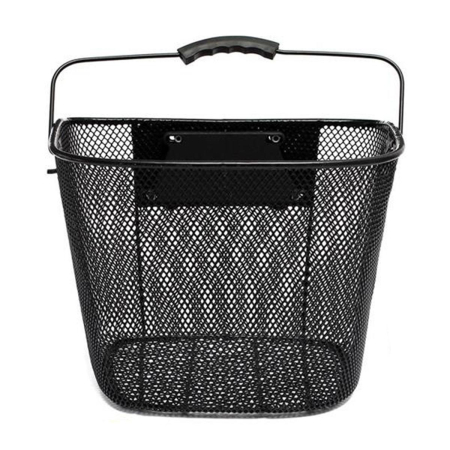 Coș metalic pentru bicicletă, montare rapidă CLICK, capacitate 6 kg, negru, compatibil cu 20-28" biciclete [5]