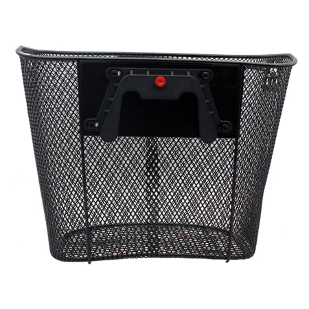 Coș metalic pentru bicicletă, montare rapidă CLICK, capacitate 6 kg, negru, compatibil cu 20-28" biciclete [6]