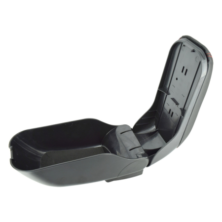 Cotiera auto universală cu cusătură roșie, reglabilă în înălțime și sistem de montaj inclus [3]
