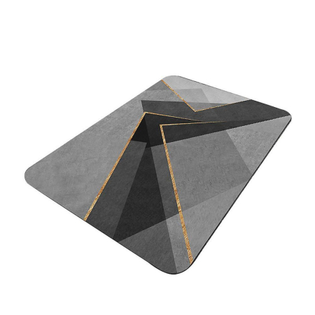 Covoraș pentru baie ultra absorbant, anti-alunecare, design abstract, 50x80 cm – Siguranță și confort în fiecare pas [1]