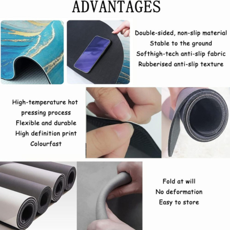 Covoraș pentru baie ultra absorbant, anti-alunecare, design abstract, 50x80 cm – Siguranță și confort în fiecare pas [7]