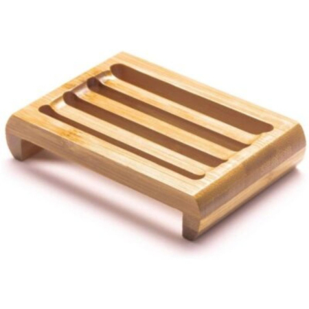 Set premium pentru baie: covoras absorbant, sapuniera bambus și cutie depozitare pentru betisoare [8]