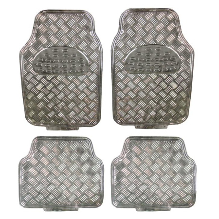 Accesorii Interior - Covorase Auto Universale Diamond, Culoare Crom Carbon – Protecție și Stil pentru Orice Mașină