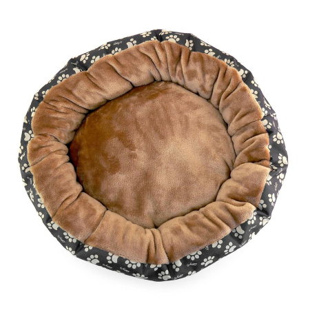 Culcus moale pentru câini și pisici, crem-maron, impermeabil, bază antiderapantă, 50 cm - Confort și versatilitate [3]