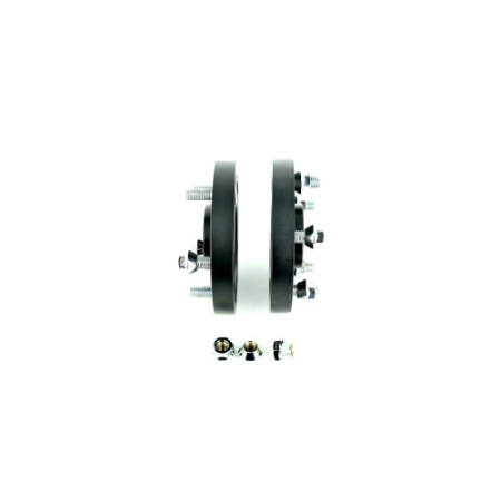 Distanțiere roți - Distantier janta auto 4x108 grosime 20mm prezoane incluse culoare neagra – IoArtify.ro