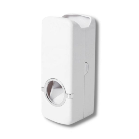 Dozator Pasta de Dinti si cu Suport pentru 5 Periute Auto-Adeziv Fixare pe Perete Alb Capacitate 250ml – IoArtify.ro [1]