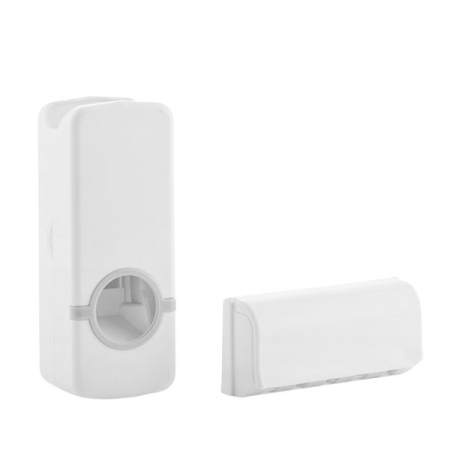 Pachete Promoționale - Dozator Pasta de Dinti si cu Suport pentru 5 Periute Auto-Adeziv Fixare pe Perete Alb Capacitate 250ml – IoArtify.ro