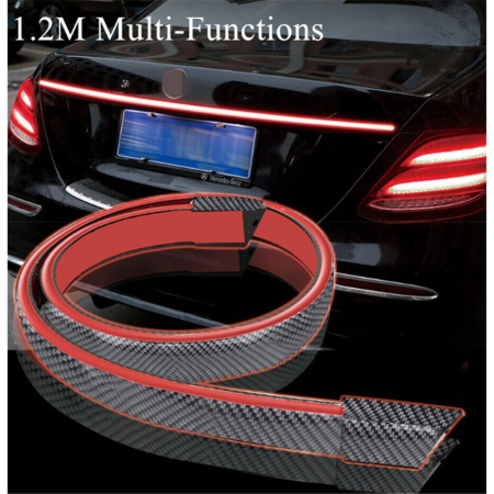 Eleron auto cu lampă stop frână LED, 12V, 120cm, flexibil, pentru autoturisme, iluminat suplimentar și semnalizare [5]