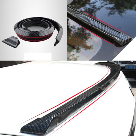 Ornamente exterior - Eleron din cauciuc tip M CARBON 1,5 metri lungime x 3,5 centimetri lățime - IoArtify.ro