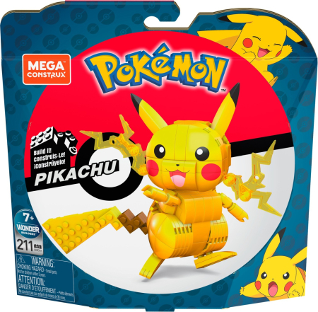 JOCURI SI JUCARII - Pokemon Mega Construct Figurina Pikachu cu piese interschimbabile - IoArtify.ro