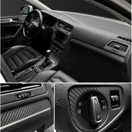 Folie Colantare Auto Carbon 3D Negru, 3,0m x 1,52m – Design Modern și Durabil pentru Mașina Ta [5]