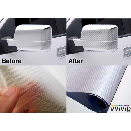 Folie colantare auto Carbon 3D Transparent 3 metri lungime 1,27 metri latime – IoArtify.ro [3]