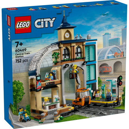 JOCURI SI JUCARII - Lego City Gara Centrala 60469 set 1038 piese construcție - IoArtify.ro