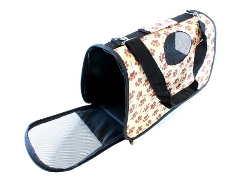 Geanta de Transport pentru Caine sau Pisica ALB MARO AG644C cu fermoar rezistent – IoArtify.ro [1]